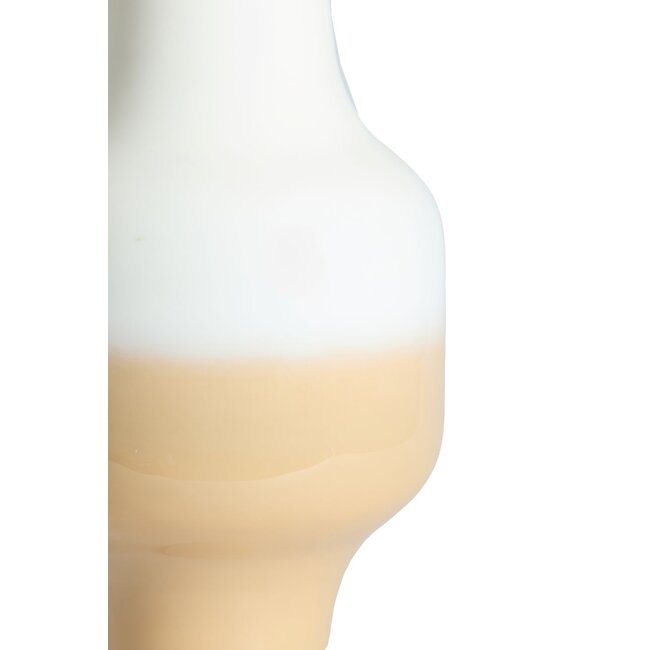 Light & Living Vaas deco Ø22,5x41,5 cm SINDO crème+beige