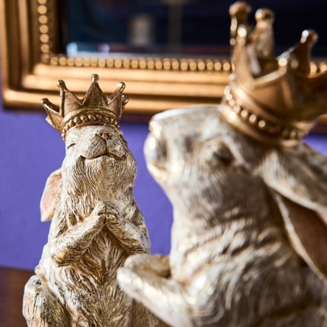 Prince Rabbit cream/gold