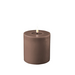 Deluxe Homeart Mocca Real Flame LED Candle Ø10x10cm