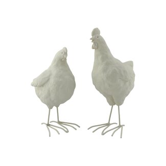 Home Society Dec0 Deco Chicken M Ass 2  (prijs per stuk)
