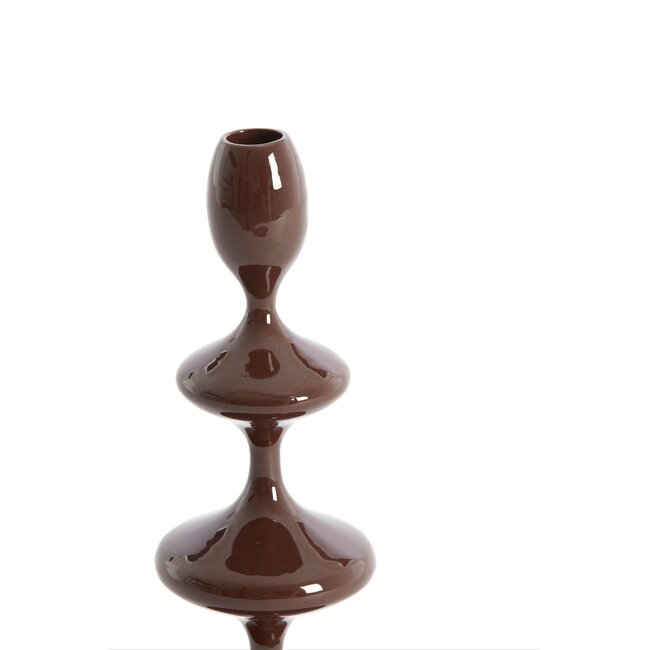 Light & Living Kandelaar Ø10,5X34,5 cm VIREEN glanzend donker bruin