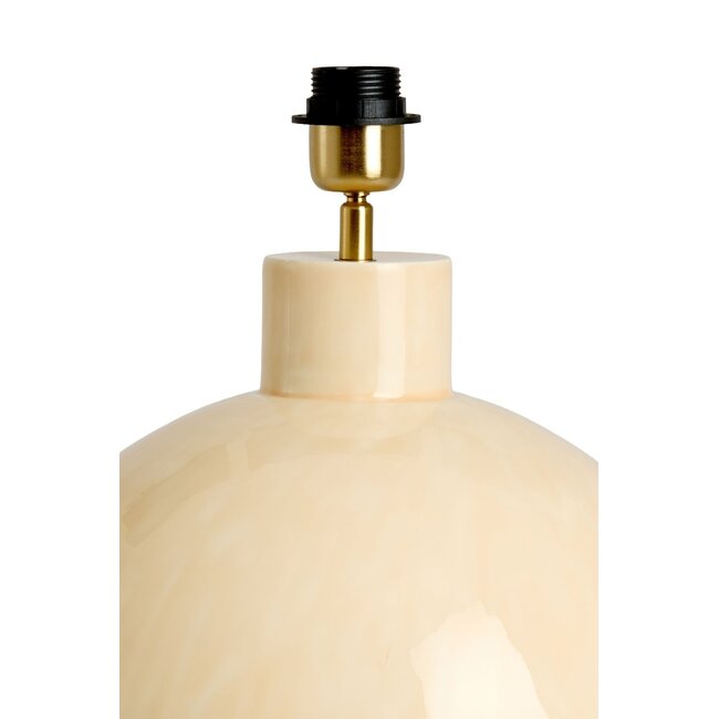 Light & Living Lampvoet Ø25,5x33 cm BENU glans licht roze-crème