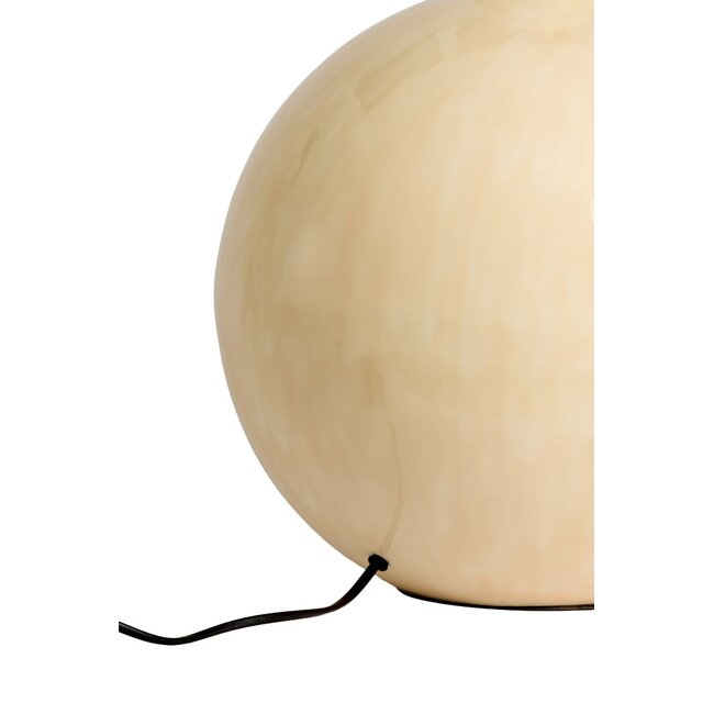 Light & Living Lampvoet Ø25,5x33 cm BENU glans licht roze-crème