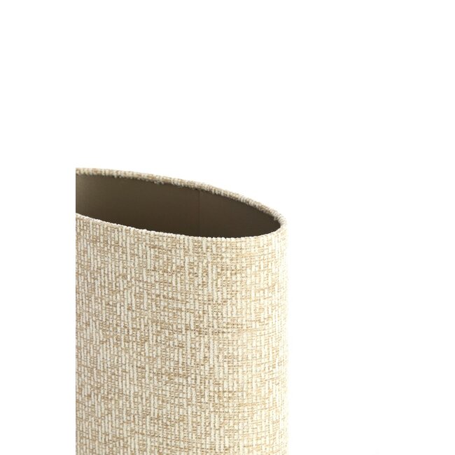 Light & Living Kap ovaal recht smal hoog 30-15-25 cm RIF Zand