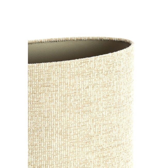 Light & Living Kap ovaal recht smal hoog 30-15-25 cm RIF Zand