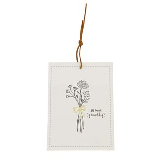 Zusss Geurzakje jij bent geweldig wit/zwart/goud