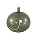 PTMD Adilia Moss Green glass oil lamp round L