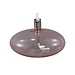 PTMD Adilia Light Pink glass oil lamp round low