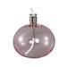 PTMD Adilia Light Pink glass oil lamp round S