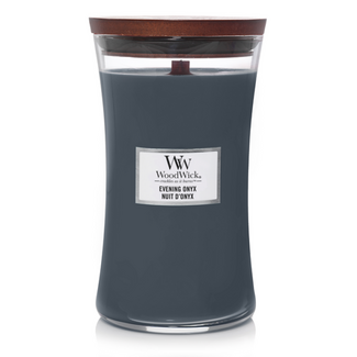 Woodwick Evening Onyx Large Candle WoodWick© 130h.