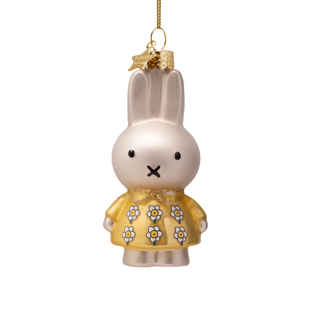 Vondels Vondels x Nijntje: Glazen Paasornament Set – Nijntje & Narcis