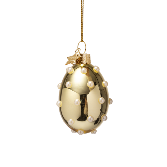 Vondels Vondels Glazen Paasornament Set – Mimosa Brunch