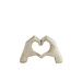 Light & Living Ornament 24,5x9,5x15 cm HANDS taupe grijs