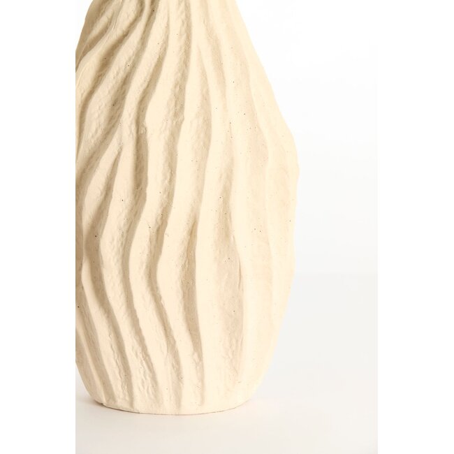 Light & Living Vaas deco 21,5x21x76 cm VANIA keramiek crème