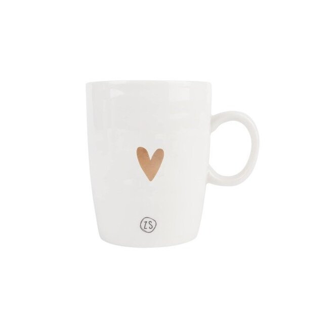 Zusss Theemok goud hartje