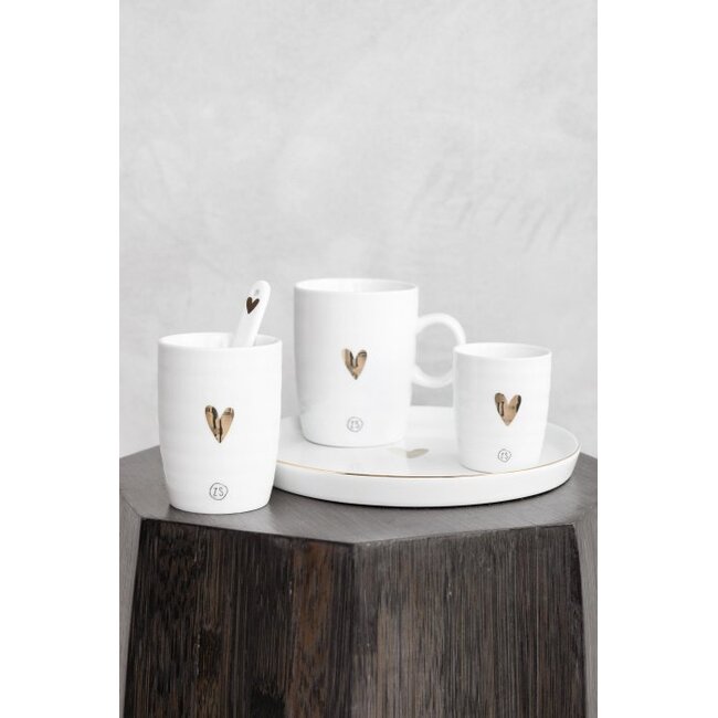 Zusss Theemok goud hartje