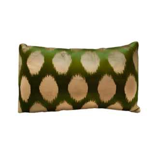 Colmore Cushion circles green velvet VI/CO 60x35