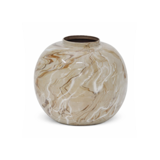 Colmore Vase SERENA Ø25x24cm mixed taupe
