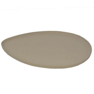 Colmore Plate MASON 49x39x2cm taupe