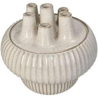 Kersten Vaas Keramiek Wit 22x22x20,5cm