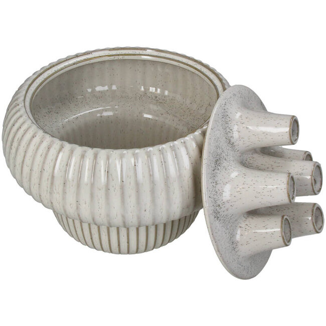 Kersten Vaas Keramiek Wit 22x22x20,5cm