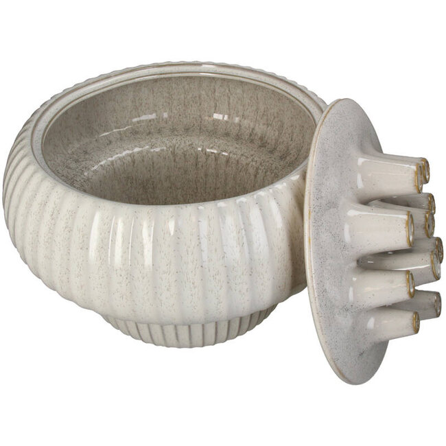 Kersten Vaas Keramiek Wit 36x36x30cm