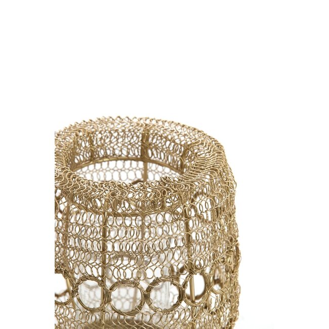 Light & Living Windlicht Ø17x16 cm SALOS goud