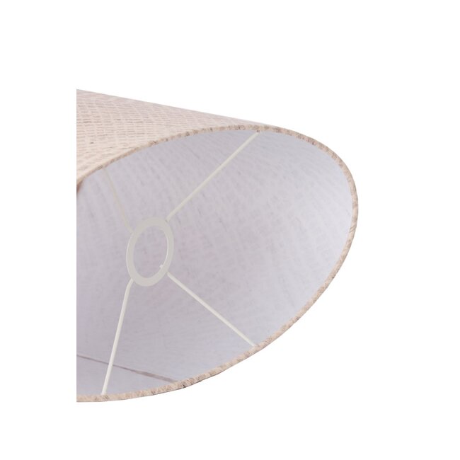 Light & Living Kap ovaal recht smal hoog 38-17,5-28 cm STONE beige