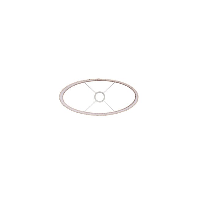 Light & Living Kap ovaal recht smal hoog 38-17,5-28 cm STONE beige