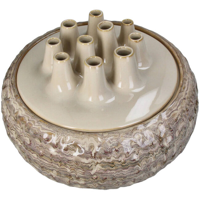 Kersten Vaas Stoneware Zand 35,5x35,5x25cm