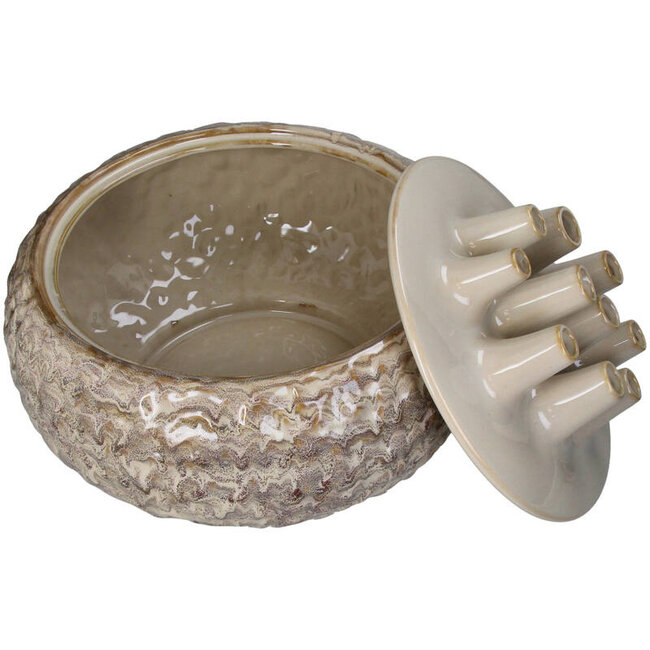 Kersten Vaas Stoneware Zand 35,5x35,5x25cm