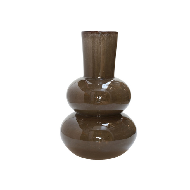 Vase the World Vaas Lindi Elite dark brown Ø22 x H36 cm