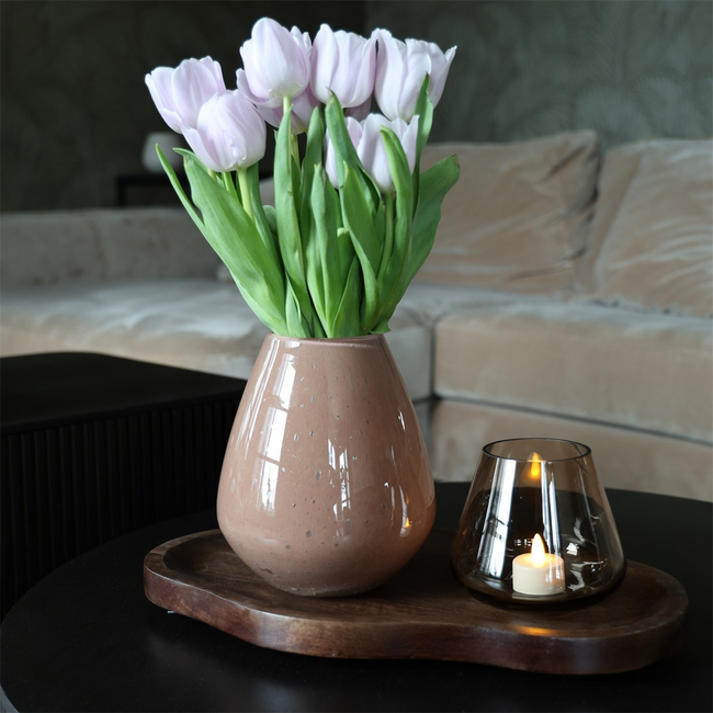 Vase the World Dienblad Bauru S walnut L44 x B25 x H2 cm