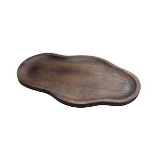 Vase the World Dienblad Breckenridge M walnut Ø35 x H35 cm