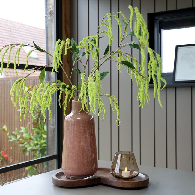 Vase the World Dienblad Villeta S walnut L45 x B24 x H2 cm