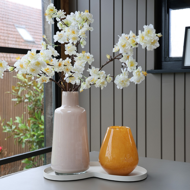 Vase the World Dienblad Villeta S ivory L45 x B24 x H2 cm