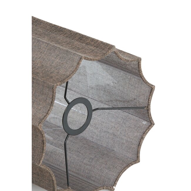 Light & Living Kap cilinder 24-24-35 Cm Disli Linnen bruin