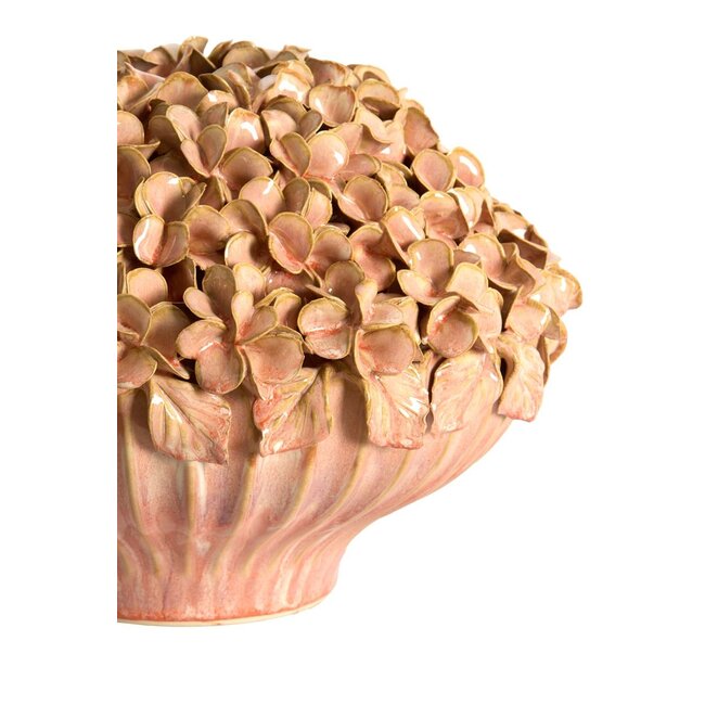 Light & Living Vaas deco Ø31,5x23 cm LIRIEN keramiek licht roze