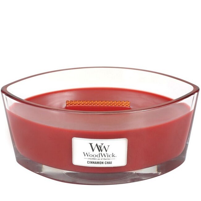 Woodwick Cinnamon Chai Ellipse WoodWick® HearthWick Flame© 50h