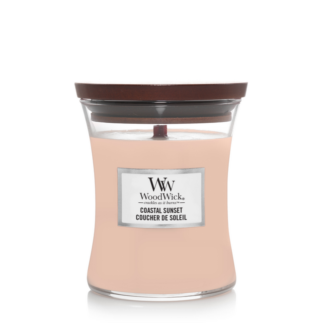 Woodwick Coastal Sunset Medium Candle WoodWick© 60h.