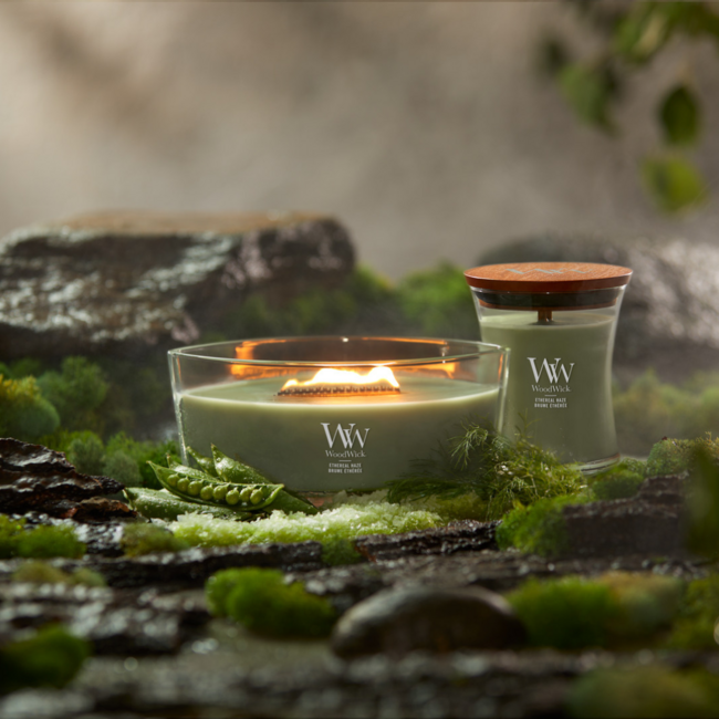 Woodwick Ethereal Haze Ellipse Candle WoodWick© 50h.