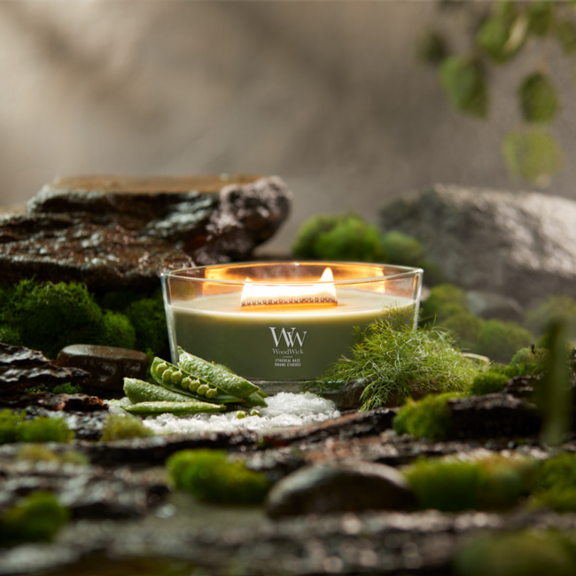 Woodwick Ethereal Haze Ellipse Candle WoodWick© 50h.