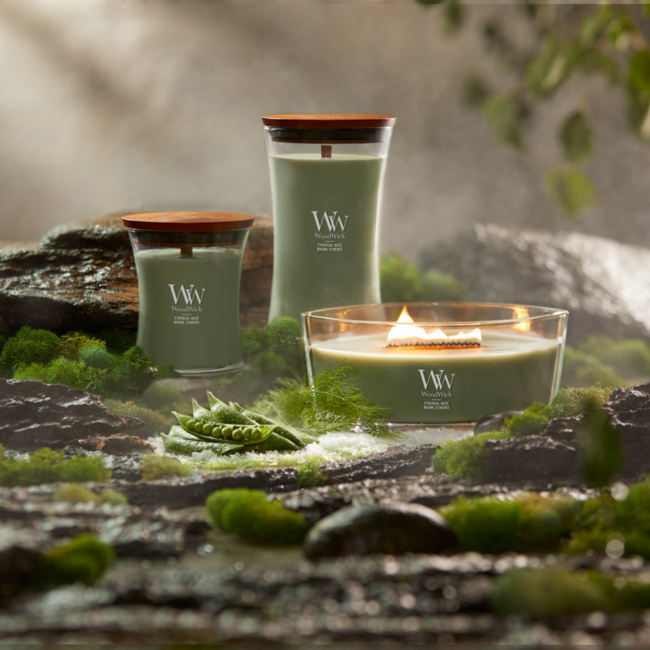 Woodwick Ethereal Haze Ellipse Candle WoodWick© 50h.