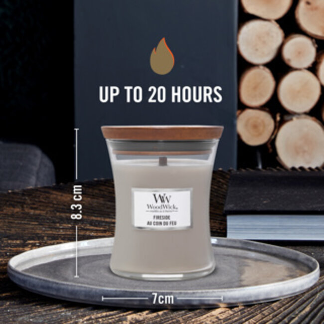 Woodwick Fireside Mini Candle WoodWick© 20h.