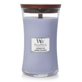 Woodwick Lavender Spa Large Candle WoodWick© 130h.