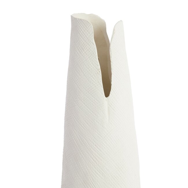 Light & Living Vaas deco 19x18,5x77,5 cm MESA keramiek crème