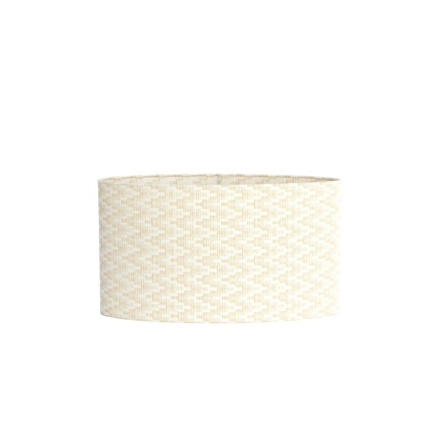 Light & Living Kap ovaal recht smal laag 45-21-22 Cm Jinx White