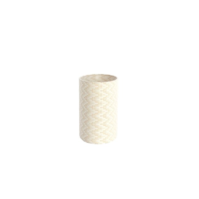 Light & Living Kap ovaal recht smal laag 45-21-22 Cm Jinx White