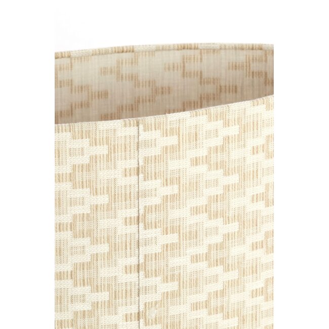 Light & Living Kap ovaal recht smal laag 45-21-22 Cm Jinx White
