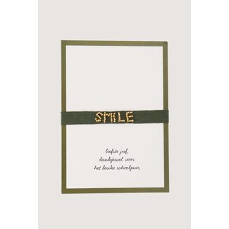 Zusss Ansichtkaart armbandje liefste juf